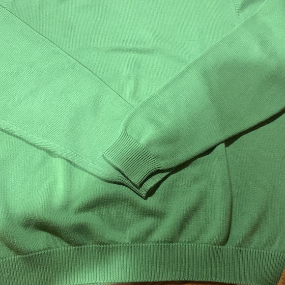 Brooks Brothers, green, 💯 cotton sweater, good condition. - Picture 3 of 4